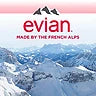 Evian Bottled Natural Spring Water 1L, 12/Case