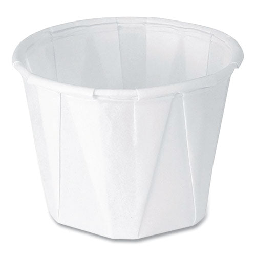 Solo SCC100 1 oz Paper White Portion Cup 5,000/Case