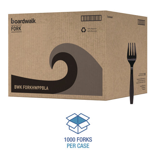 Boardwalk Heavyweight PS Black Fork 1,000/Case