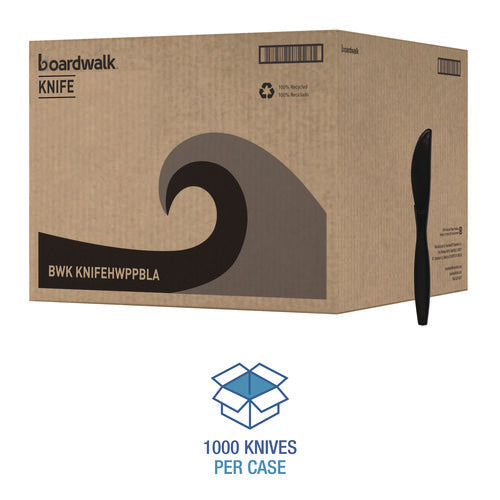 Boardwalk Heavyweight PS Black Knife 1,000/Case