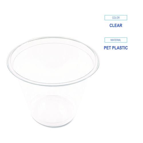 Boardwalk 9oz Clear Plastic Cold Pet Cup 1,000/Case