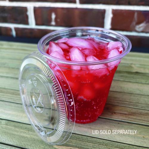 Boardwalk 9oz Clear Plastic Cold Pet Cup 1,000/Case
