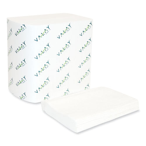 Interfold Dispenser Napkin 12.5" X 8.5" 1Ply 1/4 Fold White 6000/Case
