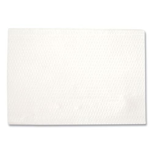 Interfold Dispenser Napkin 12.5" X 8.5" 1Ply 1/4 Fold White 6000/Case