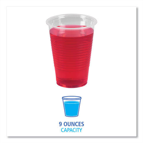 Dispoware 9oz Plastic Cold Cups 2,500/Case