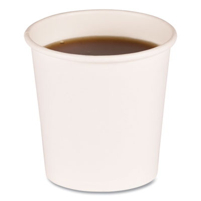 4oz White Paper Hot Cups, 1,000/Case