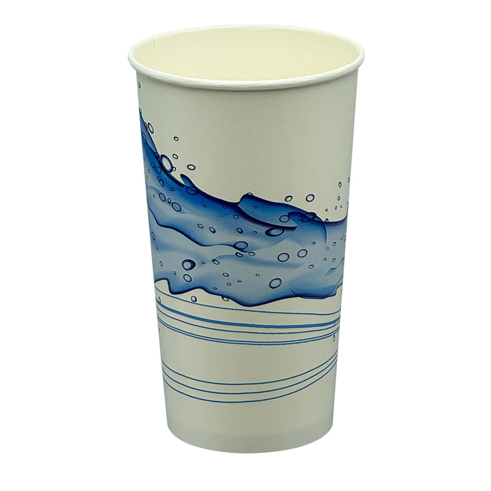 Empress 44oz Paper Cold Cup With "Cool Wave" Stock Print 500/Case