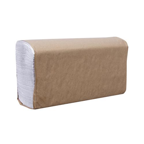 NOVA White Multifold Paper Towel 1-Ply 9" x 9.45" 4,000/Case