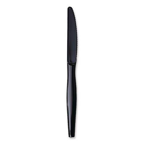 Wees Express Heavyweight Wrapped Knife, Black, 1000/Carton