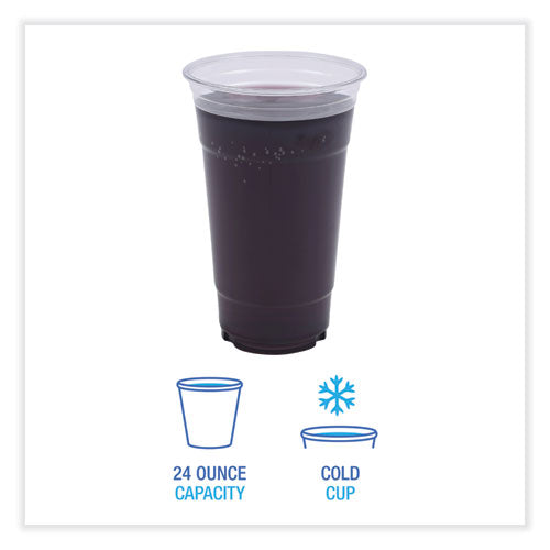 KARAT 24oz Clear Plastic Cold Pet Cup 600/Case