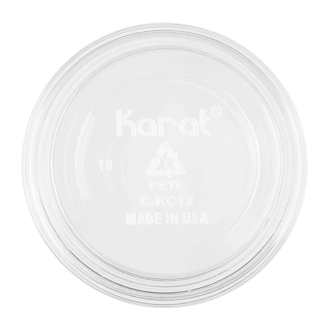 KARAT 12oz Clear Plastic Cold Pet Cup 1,000/Case