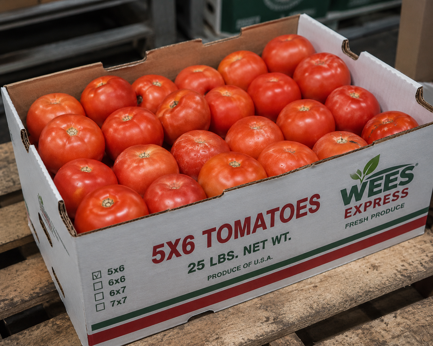 5x6 Tomatoes 25lbs