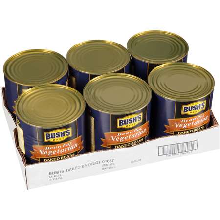 Bush's Best Vegetarian Baked Beans 6/#10 cans