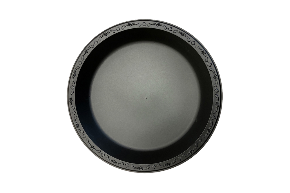 Ecopax 9 inch Black Plastic Plate