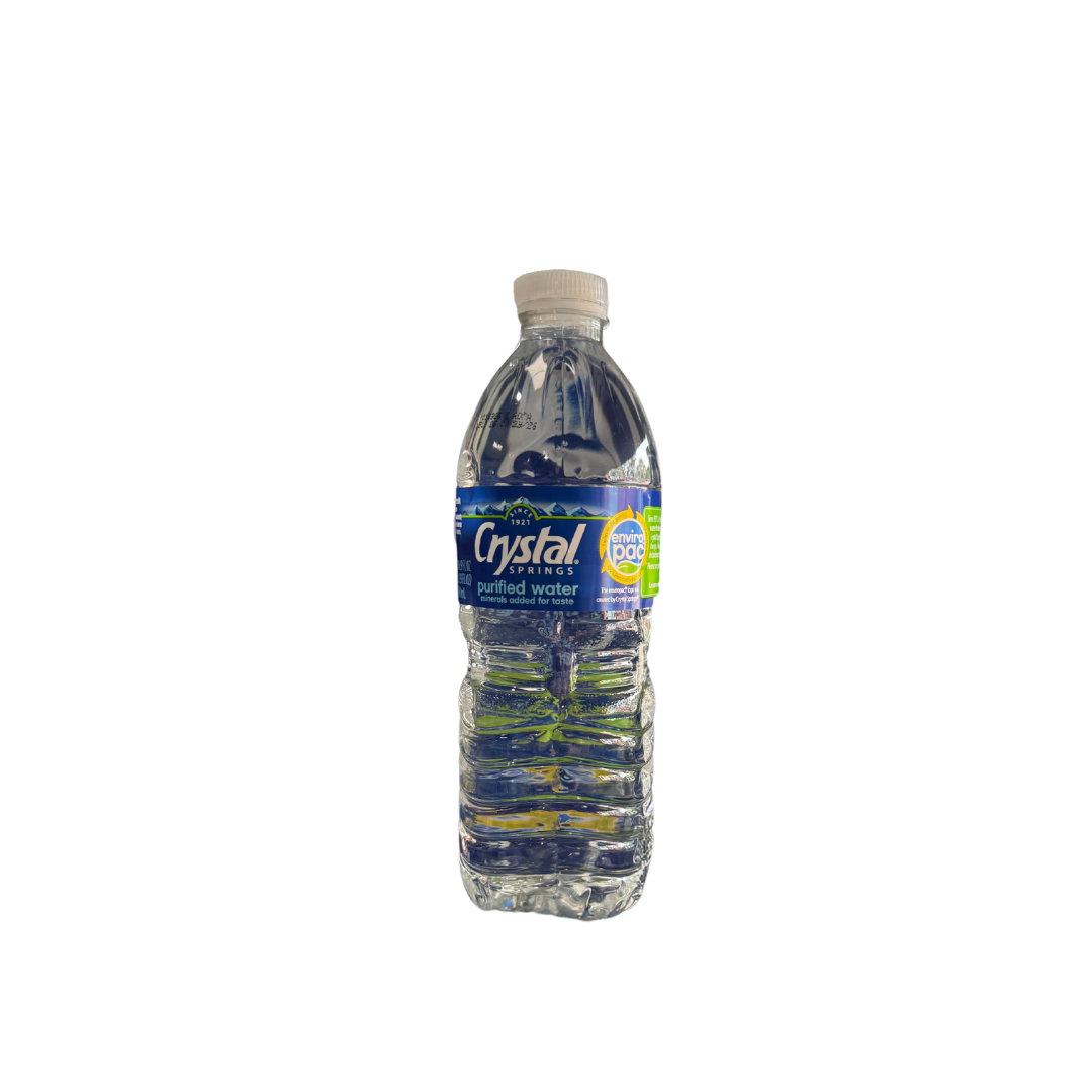 Crystal Springs Purified Drinking Water 16.9oz | 24/Case