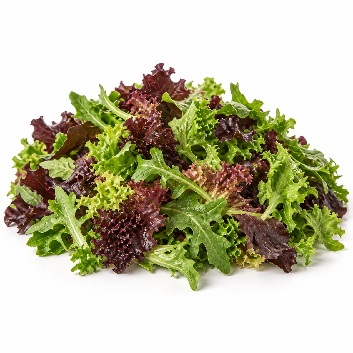 Fresh spring mix salad greens, representative loose-product view for the 3 lb case; brand may vary