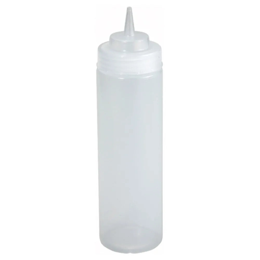 Winco 24oz Wide Mouth Squeeze Bottles 6/Case