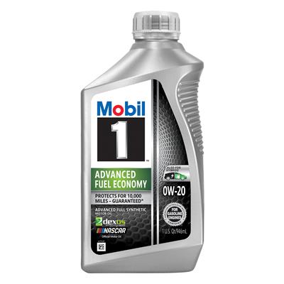 Mobil 1 0W-20 Advanced Fuel Economy Motor Oil 6/1-quart Bottles