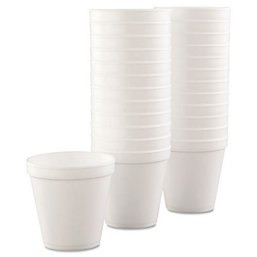 Dart 16MJ20 16oz White Food Containers, 500/Case