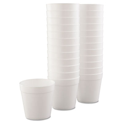 32oz White Food Containers, 500 Cups/Case