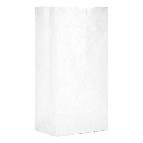4 lb Grocery Paper Bags 30 lbs Capacity, White, 500 Bags