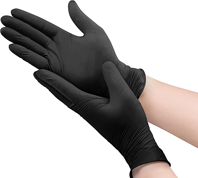 Safeguard Black Nitrile Gloves 1,000/Case