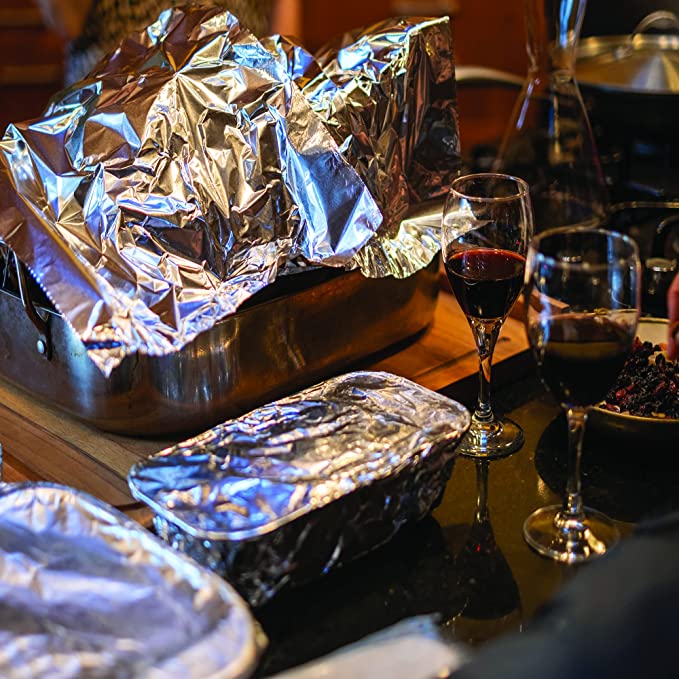 Crystalware 12 x 10.75 inch aluminum foil pop-up sheets, 3,000 per case - product view 3