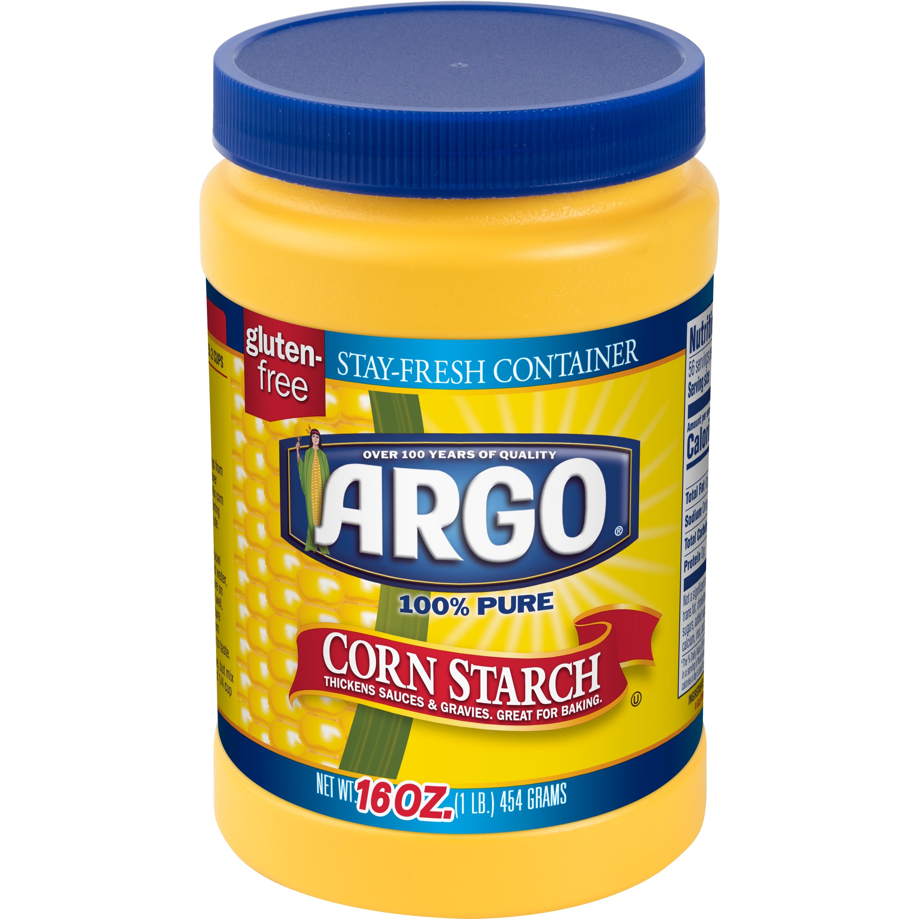 Argo 100% Pure Corn Starch 16oz Bottles 12/Case