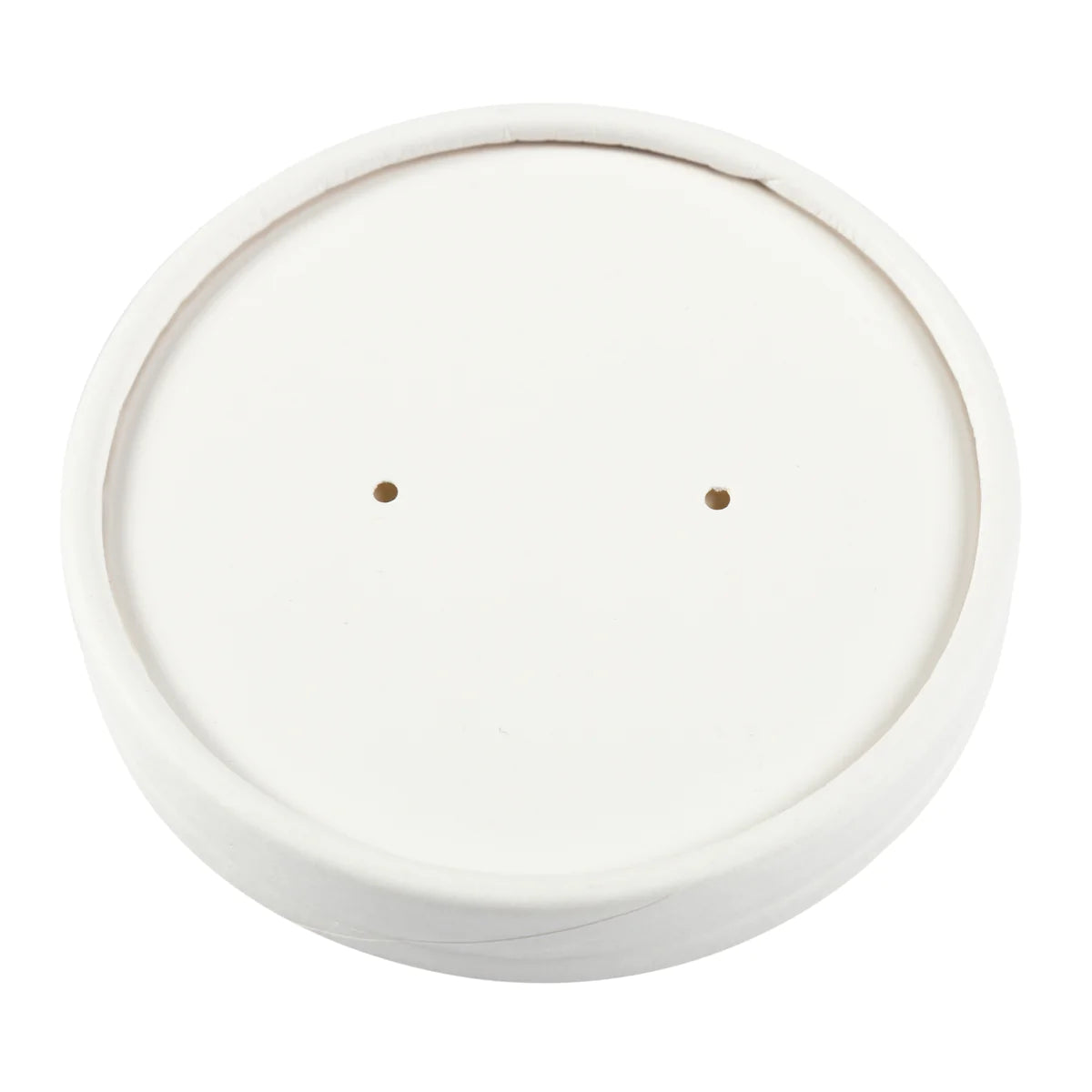 Amercare Royal 8oz-12oz White Vented Paper Lid, 500/Case