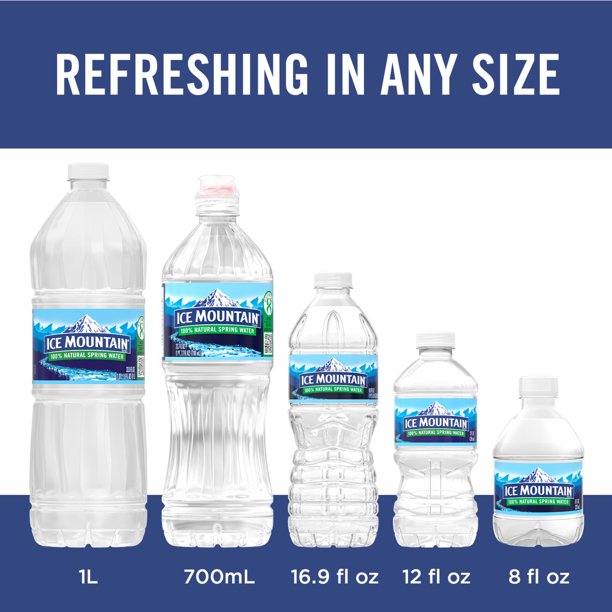 Ice Mountain 100% Natural Spring Water (16.9oz / 40pk)