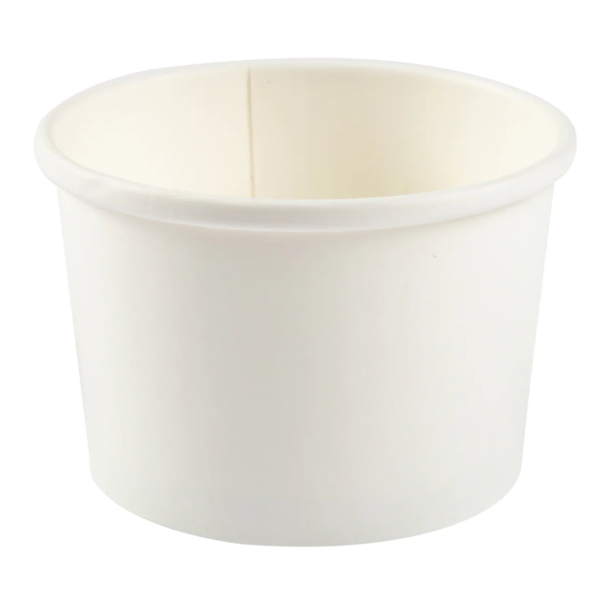 Amercare Royal 8oz White Paper Food Containers, 500/Case