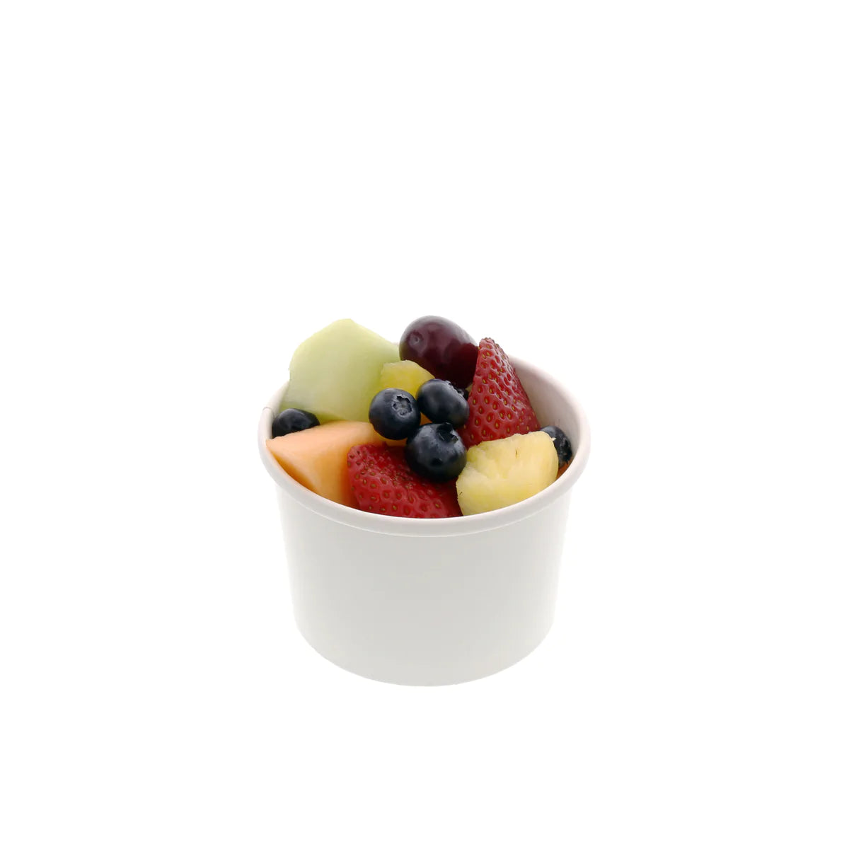 Amercare Royal 8oz White Paper Food Containers, 500/Case