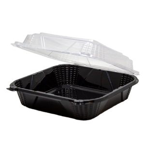 8x8x3 Medium Hinged Container 120/case
