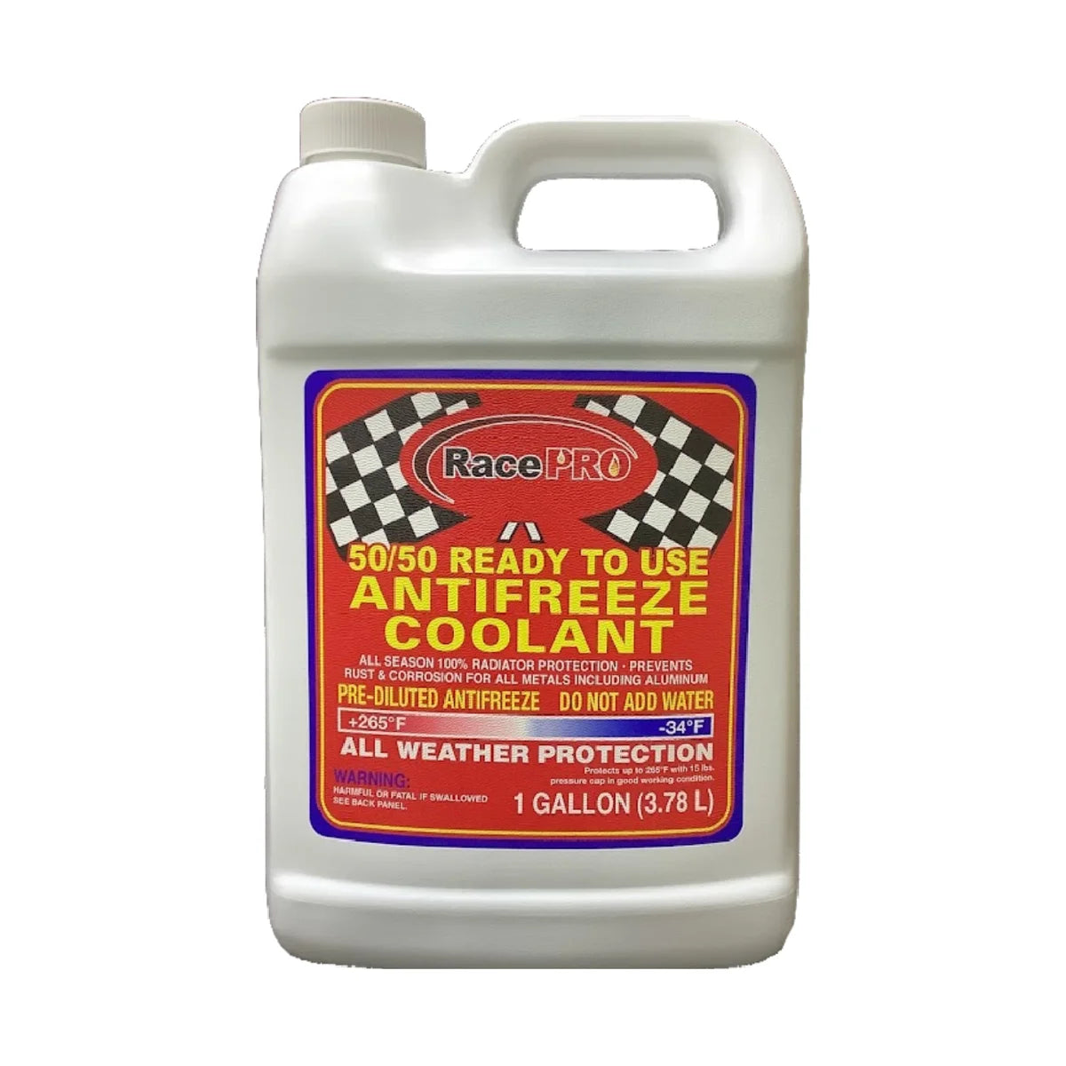 RacePro 50/50 Antifreeze Green 6/1 Gallon