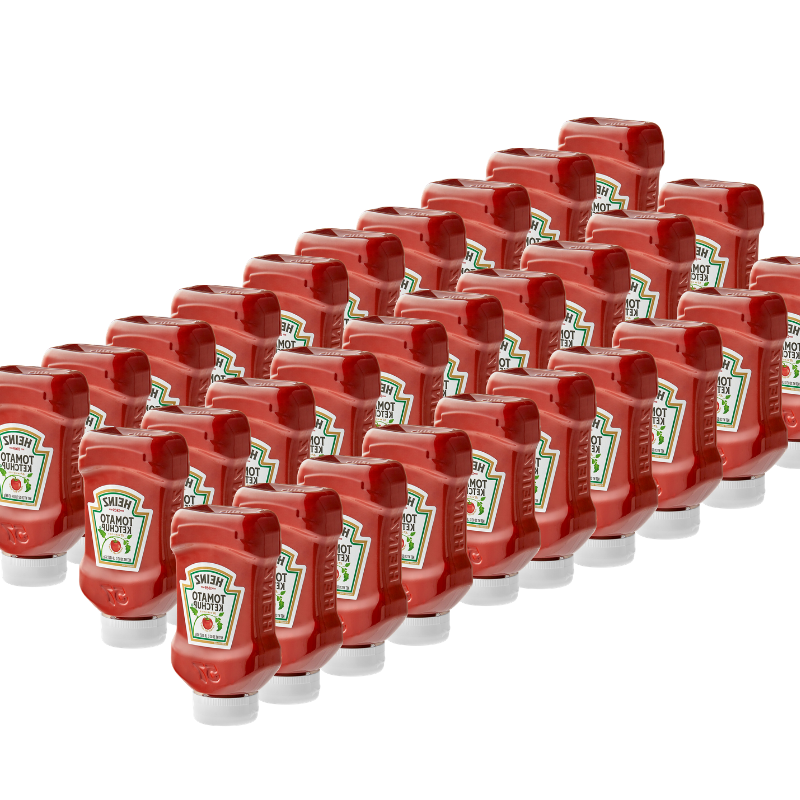 Heinz Upside Down Ketchup Bottles 20oz - 30/Case