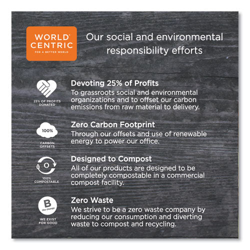 9x6x3 World Centric Fiber Hoagie Clamshell Container 500/Case