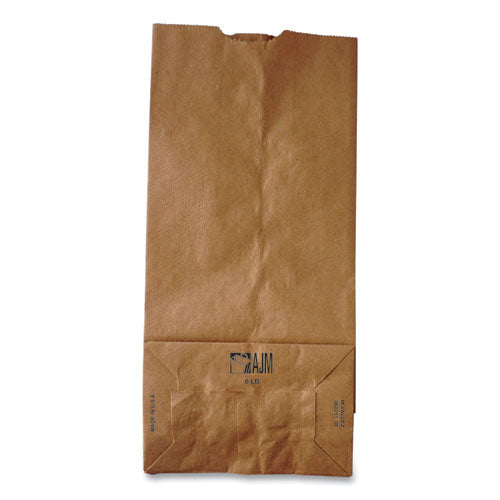 6 lb Grocery Paper Bags 35 lbs Capacity, Kraft, 500 Bags