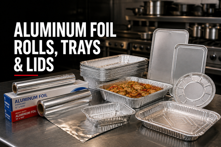 Aluminum Pans, Foil & Lids