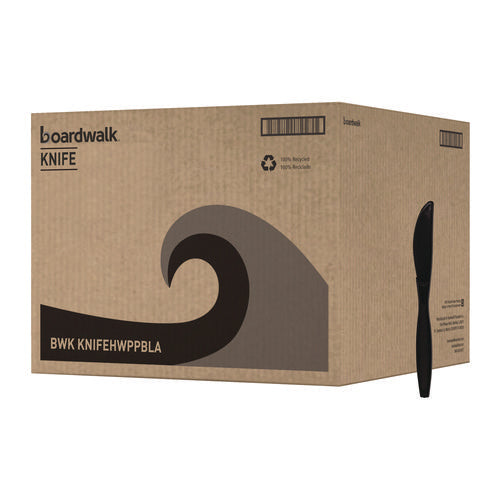 Boardwalk Heavyweight PS Black Knife 1,000/Case