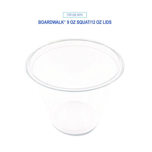 Boardwalk 9oz Clear Plastic Cold Pet Cup 1,000/Case