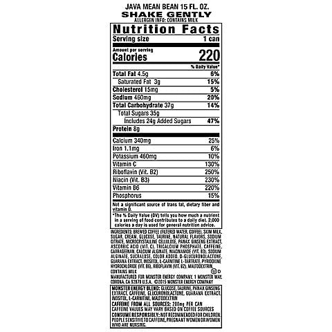 Monster Java Variety Pack 15oz 12/Case