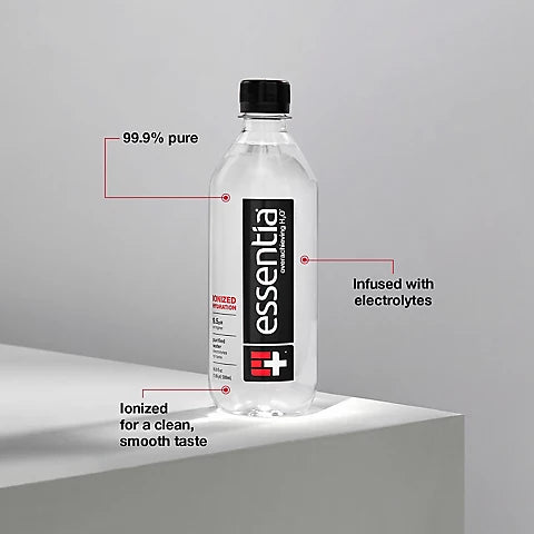 Essentia Bottled Water 16.9oz 24/Case