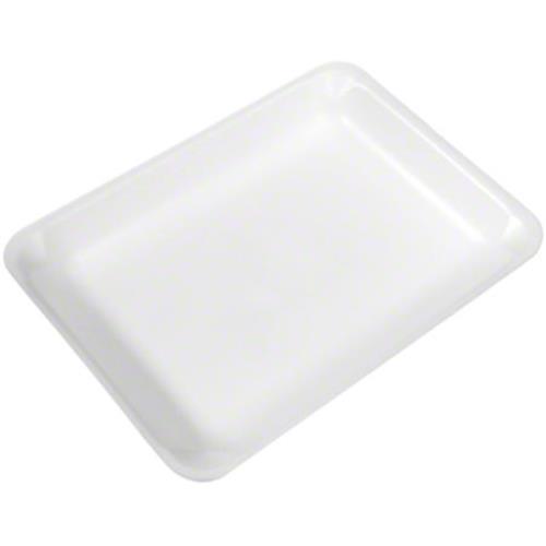 CFK 4P White Foam Meat Tray 9.25" x 7.25" x 1.25" 400/Case