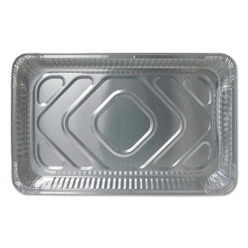 Crystalware Aluminum Foil Steam Table Trays Full-Size Medium 50/Case
