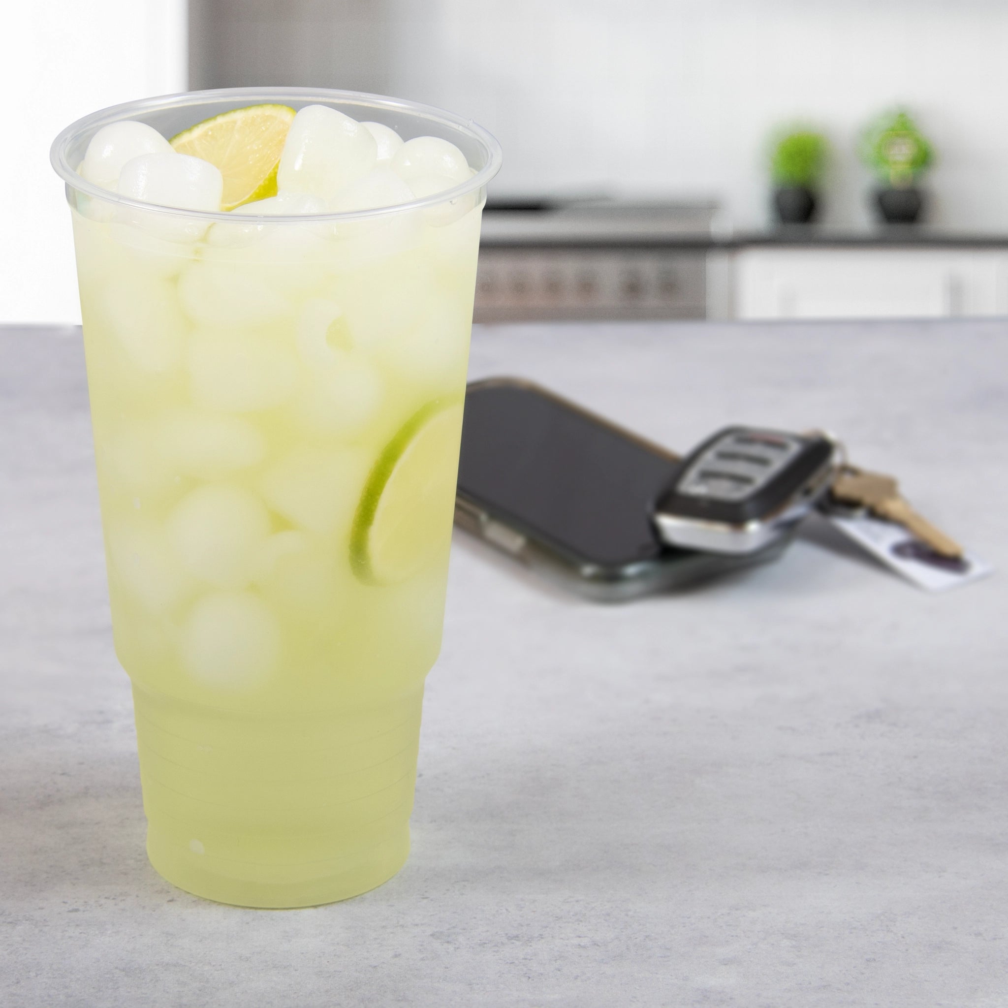 DART 32 oz Clear Polypropylene Cold Cups - 500/Case