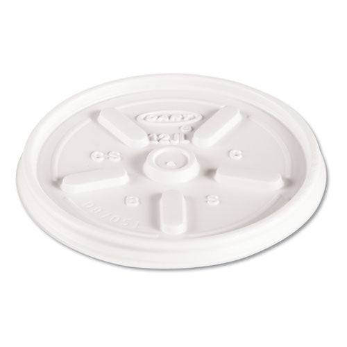 Dart 12JL HIPS Plastic Vented Lid 1,000/Case