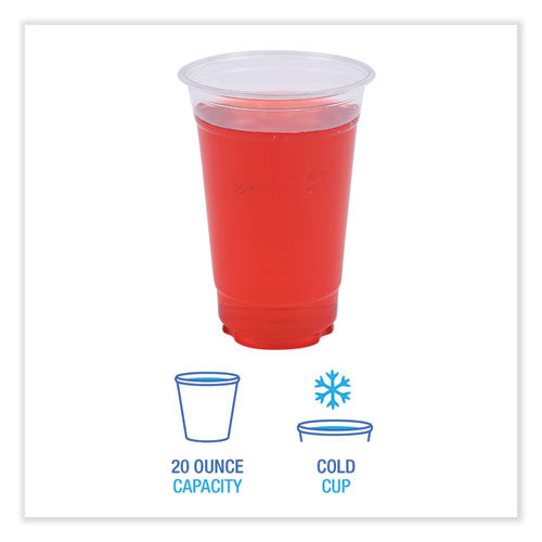 KARAT 20oz Clear Plastic Cold Pet Cup 1,000/Case