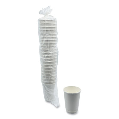 12oz Double Wall Paper Hot Cup 500/Case