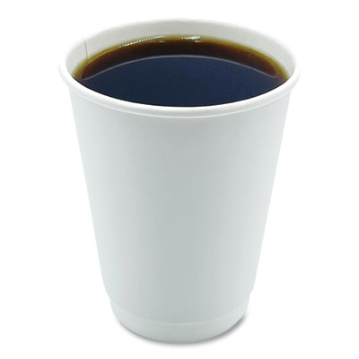 12oz Double Wall Paper Hot Cup 500/Case