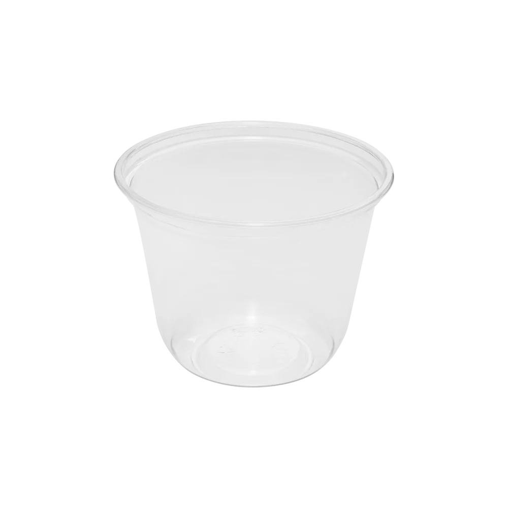 KARAT 12oz U-Shape Clear Plastic Cold PET Cups 1,000/Case